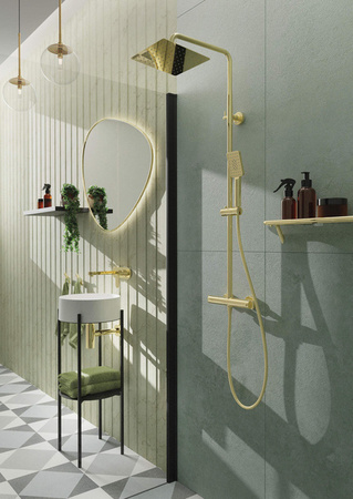 Ścianka prysznicowa / walk-in systemu Kerria Plus 80 cm (KTS N38P) - Deante