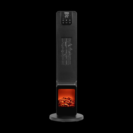 Terrmowentylator kolumnowy PTC Teesa z imitacją kominka (800/2000W)