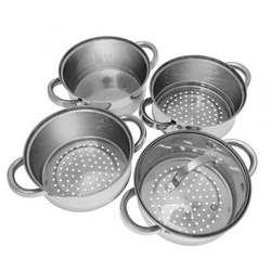 Garnek na parę stal, zestaw 5 elementów Ø18cm Klausb KB-7137