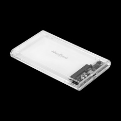 Obudowa dysku 2,5&quot; SATA USB C 3.1 Rebel przeźroczysta