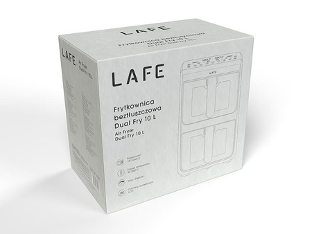 Frytkownica beztłuszczowa LAFE Dual Fry 10 L