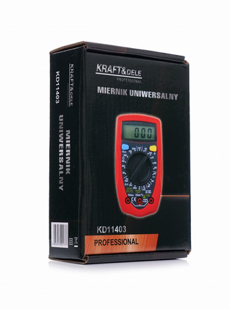 Miernik cyfrowy uniwersalny KD11403 - KRAFT&DELE