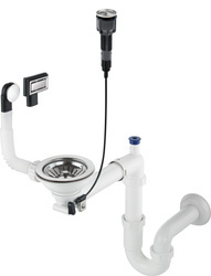 Syfon do zlewozmywaka granitowego 1-komorowego - Space-Saver (ZXY 9982) - Deante