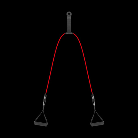 Zestaw gum oporowych do ćwiczeń - Power Tube Set , 5-30 kg, 5 gumy, REBEL ACTIVE