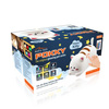 POKKY Happy Kitty - Silikonowa, multikolorowa lampka nocna z akumulatorem. Steruj za pomocą klepnięcia lub dostarczonym pilotem. 17 kolorów, 3 poziomy jasności, timer czasowy. USB do ładowania.