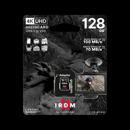 Karta pamięci microSD 128 GB UHS-I U3 Goodram z adapterem