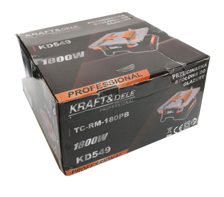 PRZECINARKA STOŁOWA DO GLAZURY 1800W KD549 - KRAFT&DELE
