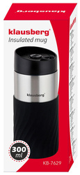 Kubek termiczny, biały, 300ml Klausber KB-7631