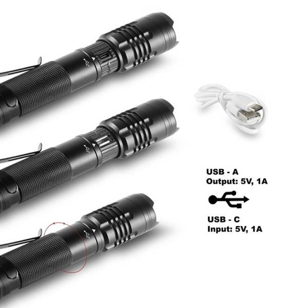 Lampa SLL 404 Latarka 10W + PB SENCOR