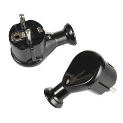 Wtyczka kątowa rozbieralna Uni-Schuko WT-50 czarna Montis MT021-C Produkt POLSKI