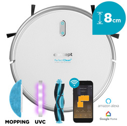 VR2020 Robot sprzątający z mopowaniem 3 w 1 RoboCross Gyro Defender UVC