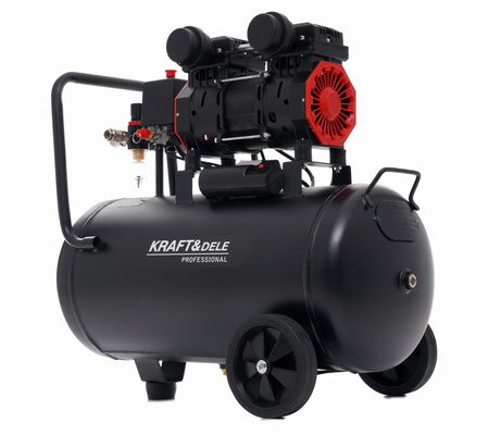 KOMPRESOR BEZOLEJOWY 50L KD1386 - KRAFT&DELE
