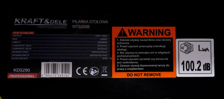 Pilarka do płytek na mokro/sucho 1700W KD1371 - KRAFT&DELE