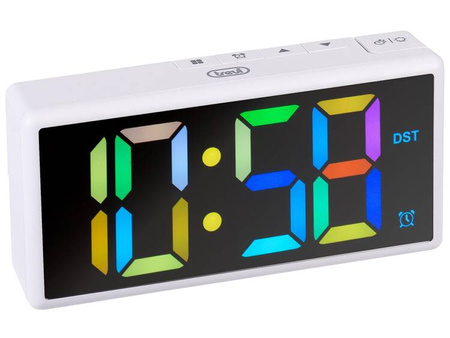 Zegar-budzik Trevi EC88601 rgb white