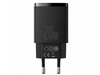 BASEUS Ładowarka sieciowa Baseus Compact Quick Charger, USB, USB-C, 20W (CCXJ-B01) Czarna
