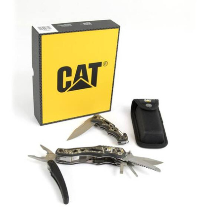 CAT Zestaw 2 szt. Real Tree Camo MultiTool 7w1 i Nóż (4021472523251) - Cat