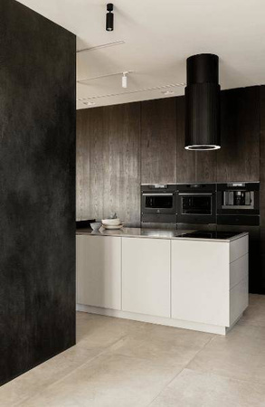 Okap wyspowy Monogram W Black CDW3802C Ciarko Design