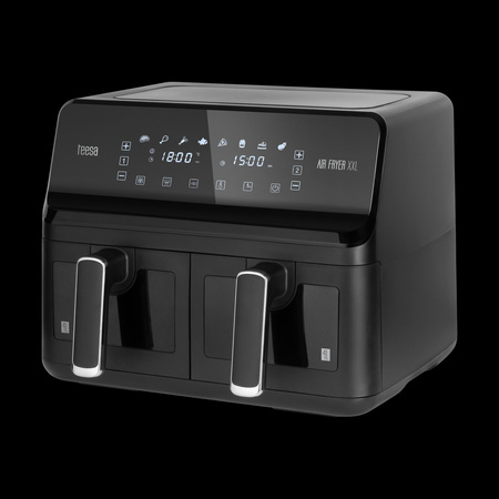 Frytkownica beztłuszczowa TEESA AIR FRYER DUAL POT XXL 8L 2700W