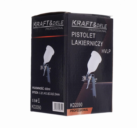 Pistolet lakierniczy HVLP 600ml KD2090 - KRAFT&DELE