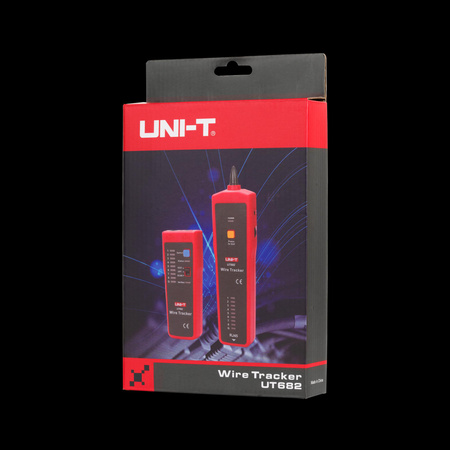 Miernik - szukacz par przewodów z testerem kabli RJ-45 Uni-T UT682