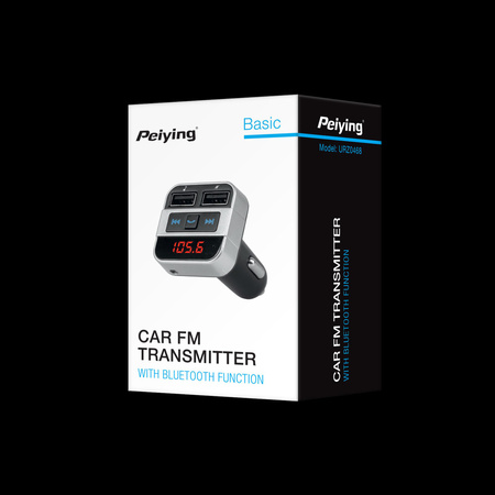 Transmiter samochodowy z funkcją bluetooth (2x USB)