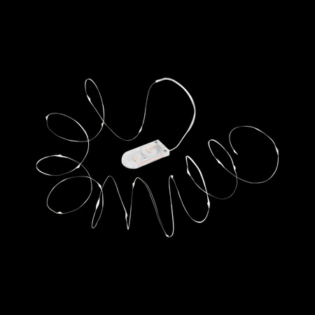 Lampki świateczne - 20mini LED- zimne białe