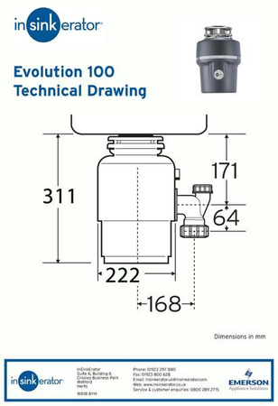 INSINKERATOR Evolution 100 InSinkErator
