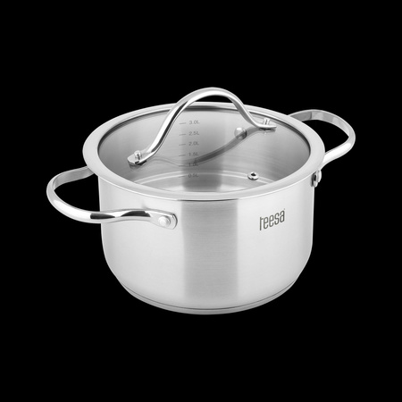 Zestaw garnków 6 elementów TEESA COOK EXPERT MASTER