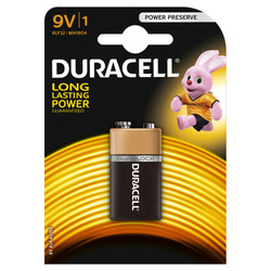 Bateria Duracell 9V LR61 Plus Power oryg