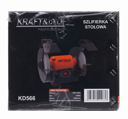 SZLIFIERKA STOŁOWA 1700W KD565 - KRAFT&DELE