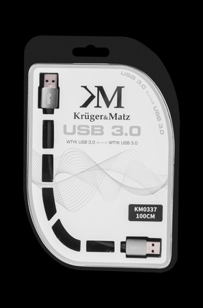 Kabel USB3.0 wtyk - wtyk 1m Kruger&Matz