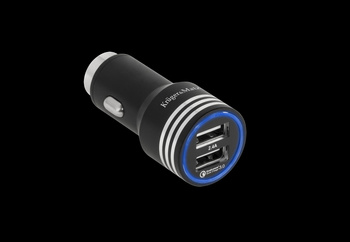 Ładowarka samochodowa Kruger&Matz 2xUSB 4800mA z funkcją Quick Charge 3.0