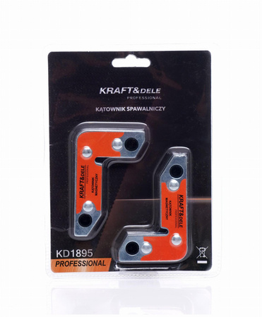 Zestaw magnetycznych kątowników spawalniczych 2szt. KD1895 - KRAFT&DELE