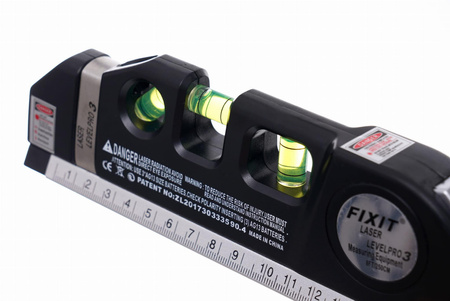 Poziomica laserowa z miarą 250cm KD10437 - KRAFT&DELE