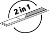 Odpływ liniowy podłogowy 80 cm - Odwracalny (KOS 008D) - Deante