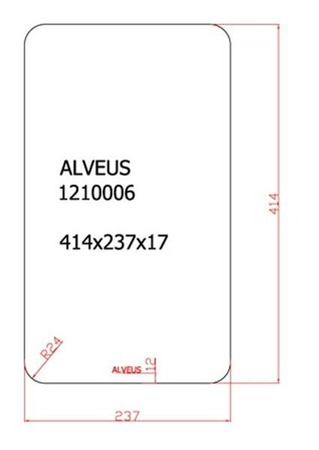 ALVEUS Deska drewniana (42cm x 24 cm) (1210006)