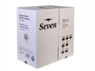 Kabel siec. SEVEN UTP cat.5 Solid 4x2 /305m