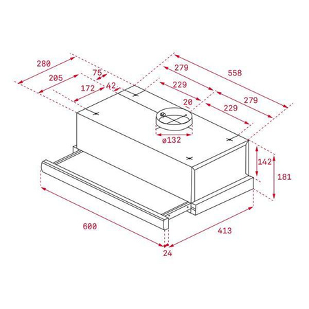 Okap TL 6310 White TEKA