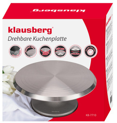 Patera stalowa, obrotowa, Klausberg KB-7710