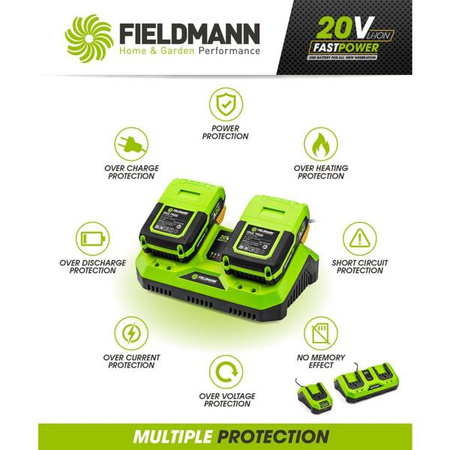 Ładowarka FDUZ 79110 2x20V Ładowarka FIELDMANN