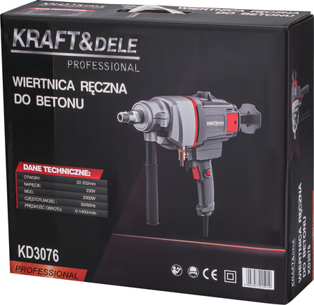 WIERTNICA DO BETONU 2300W KD3076 - KRAFT&DELE