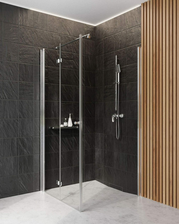 Drzwi prysznicowe systemu Kerria Plus 80 cm - składane (KTSX042P) - Deante
