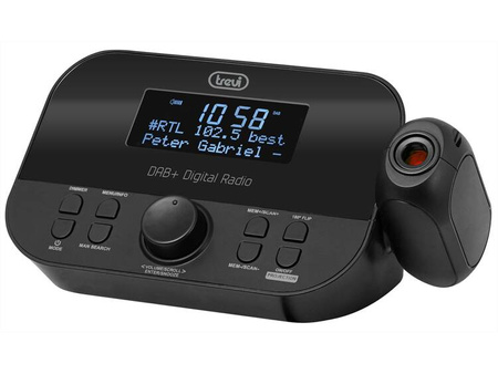 Radiobudzik Trevi RC85D8 DAB z projektorem black