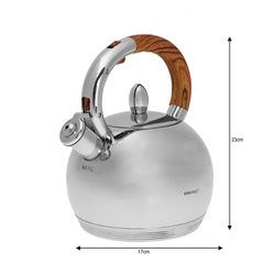 Czajnik tradycyjny 3l srebrny Kinghoff KH-3778