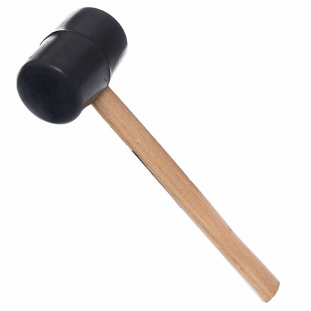 Młotek gumowy z drewnianą rączką KD900 - KRAFT&DELE