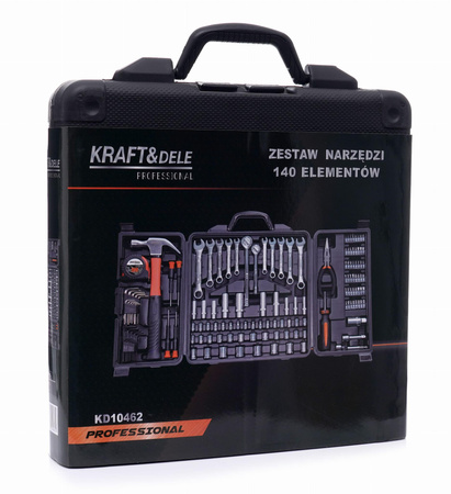 Zestaw narzędzi140 el. KD10462 - KRAFT&DELE