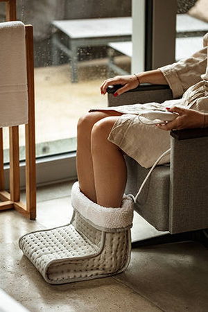 AD 7432 Ogrzewacz stóp elektryczny z LCD pilotem