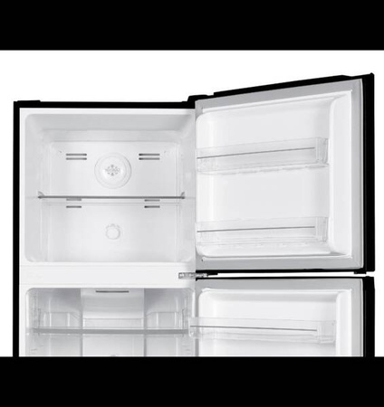 Lodówka 334L No Frost, 170cm z górnym zamrażalnikiem CZARNA Smith&Brown SFTF-632-BE5