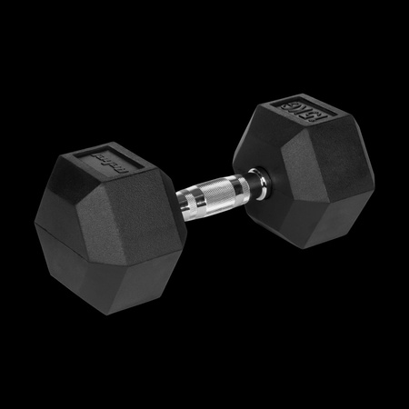 Hantle żeliwne gumowane HEX 2x15 kg REBEL ACTIVE