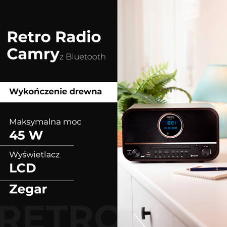 CR 1182 Retro Radio z Bluetooth
